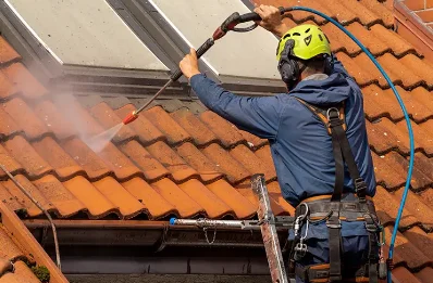 Démoussage et hydrofuge de toiture à Chamoy